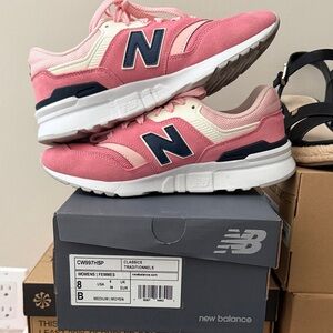 New Balance Women's Pink CW997HSP Classic Sneakers